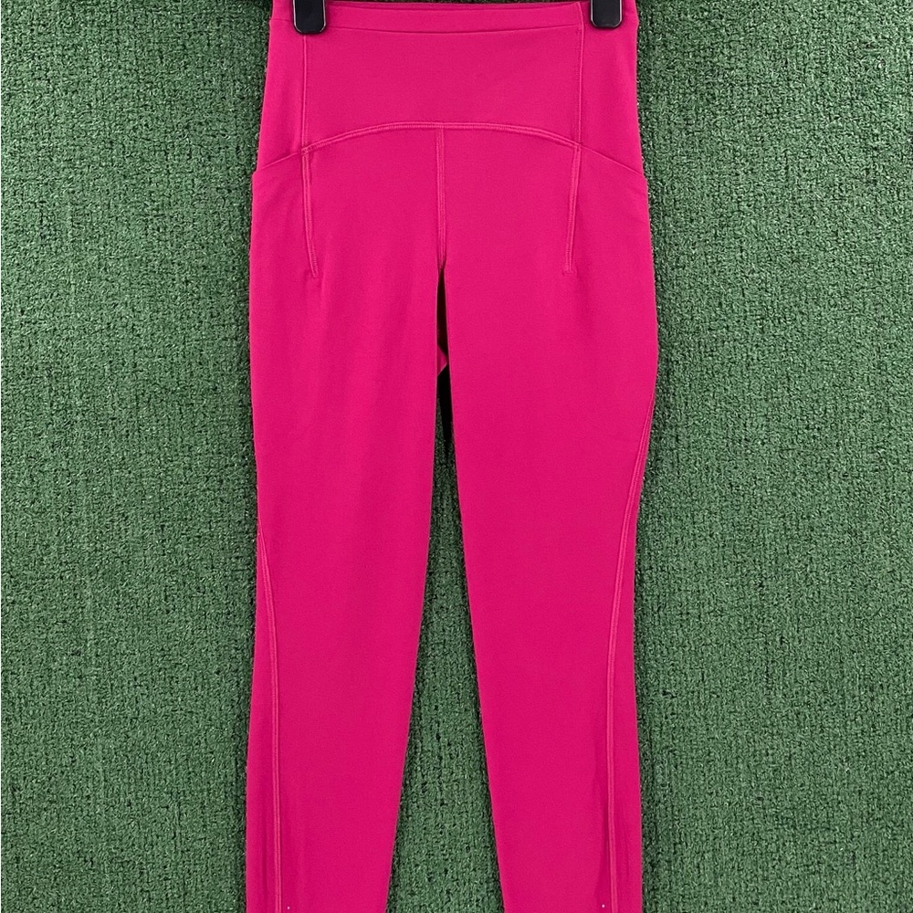 Lululemon Swift Speed Leggings W/ Pockets Wild Berry Pink Women’s Size 2
